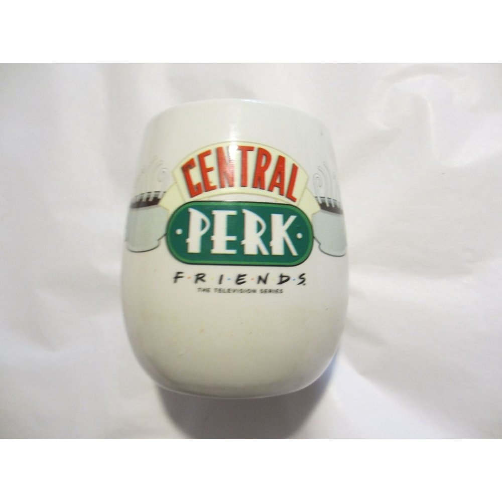 CENTRAL PERK COFFEE MUG FROM FRIENDS TELEVISION SERIES WITH INVERTED HANDLE